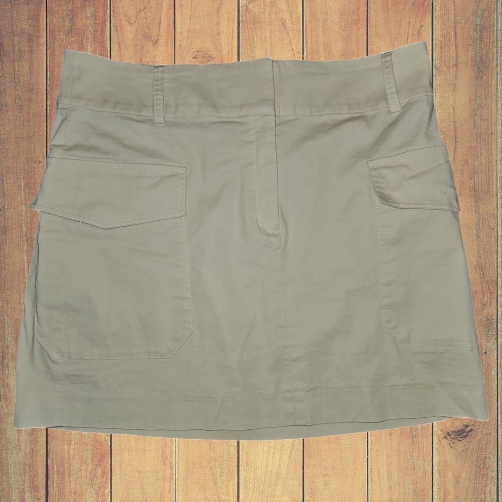 Express Khaki Mini Skirt with‎ Pockets